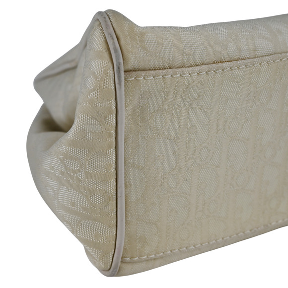 Dior Off-White Monogram Nylon Lovely Shoulder Bag - Picture 13 of 16